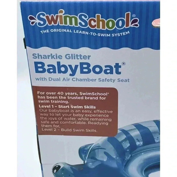 Swim School 16-18 Months Baby Boat Level 1 Sharkie Glitter. New in Box - Picture 11 of 15